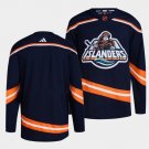 Men's New York Islanders Blank Navy Reverse Retro 2.0 Stitched Jersey