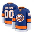 Men's New York Islanders Custom Fanatics Royal Home Jersey