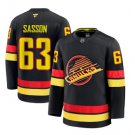 Men's Vancouver Canucks #63 Max Sasson Fanatics Black Alternate Premium Jersey