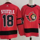 Men's Ottawa Senators #18 Tim Stutzle Red Reverse Retro Authentic Jersey