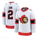 Men's Ottawa Senators #2 Artyom Zub Fanatics White Away Premium Jersey