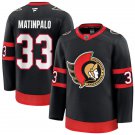 Men's Ottawa Senators #33 Nikolas Matinpalo Fanatics Home Black Player Jersey