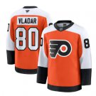 Mens Philadelphia Flyers #80 Daniel Vladar Fanatics Home Orange Player Jersey