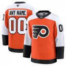 Mens Youth Philadelphia Flyers Custom Fanatics Home Orange Jersey