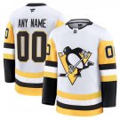 Pittsburgh Penguins Fanatics White Away Stitched Custom Jersey