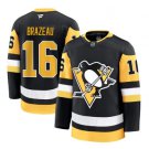 Mens Pittsburgh Penguins #16 Justin Brazeau Fanatics Home Black Premium Player Jersey