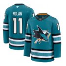 Mens San Jose Sharks Retired Player #11 Owen Nolan Fanatics Home Teal Player Jersey