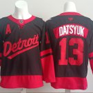 Men's Detroit Red Wings #13 Pavel Datsyuk Black 2025 Stadium Series Jersey