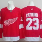 Men's Detroit Red Wings #23 Lucas Raymond adidas Red Home NHL Jersey