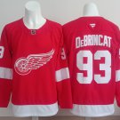 Men's Detroit Red Wings #93 Alex DeBrincat adidas Red Home NHL Jersey