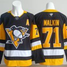 Men's Pittsburgh Penguins #71 Evgeni Malkin Black With A Path Home Stitched Jersey