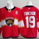 Men's Florida Panthers #19 Matthew Tkachuk With A Path Red Home 2025 Jersey