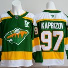 Men's Minnesota Wild #97 Kirill Kaprizov Fanatics Green Alternate Premium Jersey