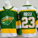 Men's Minnesota Wild #23 Marco Rossi Green 2022 Reverse Retro Primegreen Jersey