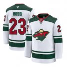 Men's Minnesota Wild #23 Marco Rossi Fanatics Away White Premium Player Jersey