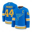 Mens St. Louis Blues Retired Player #44 Chris Pronger Fanatics 2025 Home Blue Player Premium Jersey