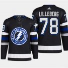 Men's Tampa Bay Lightning #78 Emil Martinsen Lilleberg Black 2024 Stadium Series Jersey