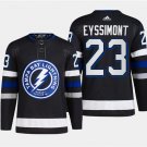 Men's Tampa Bay Lightning #23 Michael Eyssimont Black 2024 Stadium Series Jersey