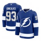 Mens Tampa Bay Lightning #93 Gage Goncalves Fanatics Home Blue Premium Player Jersey