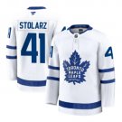 Men's Toronto Maple Leafs #41 Anthony Stolarz Fanatics Away White Player Jersey