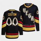 Mens Youth Vegas Golden Knights Custom Black Reverse Retro Primegreen Jersey