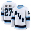 Mens Utah Mammoth #27 Barrett Hayton Fanatics 2025 White Player Jersey