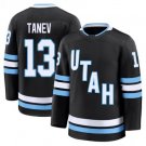 Men's Utah Mammoth #13 Brandon Tanev Navy Black 2024-25 Stitched Jersey