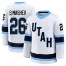 Mens Utah Mammoth #26 Dmitriy Simashev Fanatics 2025 White Player Jersey