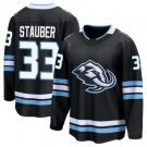 Men's Utah Mammoth #33 Jaxson Stauber Navy Black 2025 Stitched Jersey