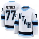 Men's Utah Mammoth #77 JJ Peterka White 2025 Stitched Jersey