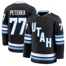Men's Utah Mammoth #77 JJ Peterka Navy Black 2025 Stitched Jersey
