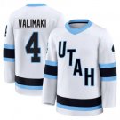 Men's Utah Mammoth #4 Juuso Valimaki White 2025 Stitched Jersey