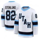 Men's Utah Mammoth #82 Kevin Stenlund White 2025 Stitched Jersey