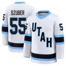Men's Utah Mammoth #55 Maksymilian Szuber White 2025 Stitched Jersey