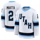 Men's Utah Mammoth #2 Olli Maatta White 2025 Stitched Jersey