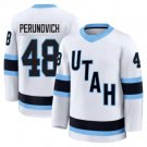 Men's Utah Mammoth #48 Scott Perunovich White 2025 Stitched Jersey