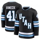 Men's Utah Mammoth #41 Vitek Vanecek Navy 2024-25 Stitched Jersey