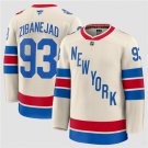 Men's New York Rangers #93 Mika Zibanejad Cream 2026 Winter Classic Stitched Jersey