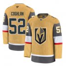 Mens Vegas Golden Knights #52 Dylan Coghlan Stitched Fanatics Gold Home Player Jersey