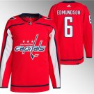 Men's Washington Capitals #6 Joel Edmundson Red Stitched Jersey