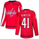 Men's Washington Capitals #41 Vitek Vanecek Adidas Authentic Home Jersey