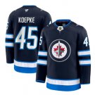 Men's Winnipeg Jets #45 Cole Koepke Fanatics Navy Home Player Jersey