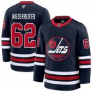 Men's Winnipeg Jets #62 Nino Niederreiter Fanatics Navy Alternate Reverse Retro 2.0 Premier Jersey