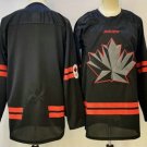 Men's Canada Hockey Blank Black Stitched Jersey