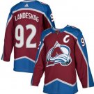 Men's Colorado Avalanche #92 Gabriel Landeskog Burgundy With C Patch Jersey