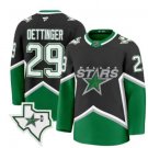 Men's Dallas Stars #29 Jake Oettinger 99 Cup Champs Throwback Jersey Black