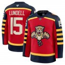 Men's Florida Panthers #15 Anton Lundell Red Fanatics 2026 NHL Winter Classic Premium Jersey