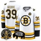 Morgan Geekie Jersey #39 Boston Bruins Premium Zdeno Chara HOF Stitched White