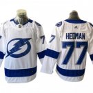 Tampa Bay Lightning #77 Victor Hedman White Away Jersey