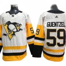 Pittsburgh Penguins #59 Jake Guentzel White Away Jersey